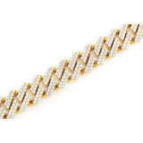 12MM Fancy Hip Hop VVS Cuban Link Bracelet for Men