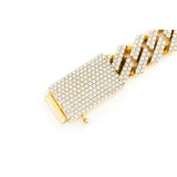 12MM Fancy Hip Hop VVS Cuban Link Bracelet for Men