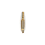 Fully Iced Out AK-47 Bullet  Natural Diamond Pendant for Men