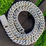 20MM Iced Out Round VVS Cuban Link Chain for Men