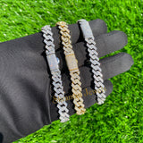 10MM Iced Out Premium Cuban Bracelet for Men