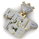 Drip Ice Out Fancy Hip Hop Pendant