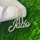 Custom JADO Letter VVS Pendant