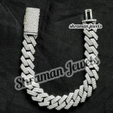 14MM Premium Iced Out Cuban Bracelet for Him