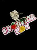 Iced out Florida Boy VVS Pendant