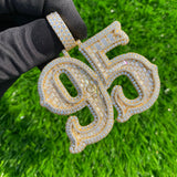 Custom Letter "95" Hip Hop Charm