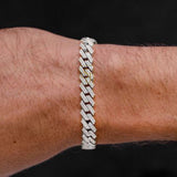 8MM Natural VVS Premium Cuban Link Diamond Bracelet for Unisex