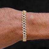 8MM Natural VVS Premium Cuban Link Diamond Bracelet for Unisex