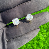 VVS Natural Baggguette Diamond Cluster Earrings  for Women