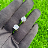 VVS Natural Baggguette Diamond Cluster Earrings  for Women