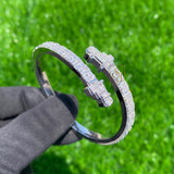 Men's Bagguette VVS Natural Diamond Fancy Bracelet for Men