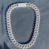 Classy 18MM Icy Baguette Hip Hop Cuban Link Chain for Men