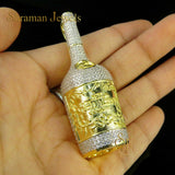 Fancy VVS Bottle Diamond Pendant for Men