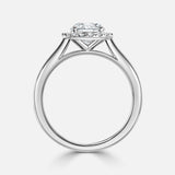 50 Pointer Round Lab Diamond Wedding Solitaire Ring in Gold