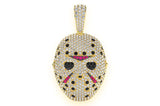 Large Hockey Mask Natural VVS Pendant