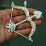 Iced Out CUPID  LOVE ARROW Pendant