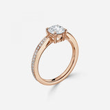 Eagle Claw Round Diamond Engagement Ring