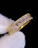 Women's Custom Baguette Diamond Wedding Band Ring