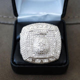 Solid Gold Men's custom Championship Moissanite Ring