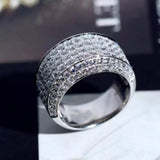 Men Custom Iced out Round Diamond Ring