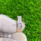 14k Rose Gold Men's Wedding Diamond Ring