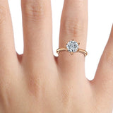 Round Brilliant 6 Claw Engagement Ring