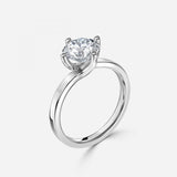 Round Cut Diamond Solitaire Engagement Ring