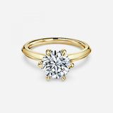 Round Solitaire Engagement Ring