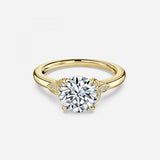 Round Engagement Ring