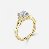 Round Engagement Ring