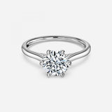 Six Prong Solitaire Engagement Ring