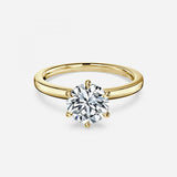 Round Solitaire Engagement Ring