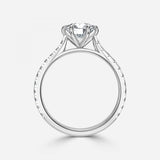 Round Brilliant Cut Micro Setting Diamond Ring