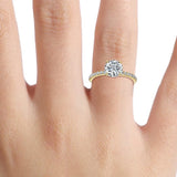 Round Cut Engagement Ring