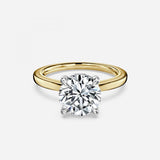 Round Solitaire Bezel Set Engagement Ring