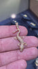 Small Lizard Real VVS Diamond Pendant