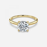 Round Cut 4 Prong Solitaire Engagement Ring