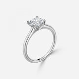 Round Cut 4 Prong Solitaire Engagement Ring