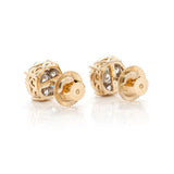 Round Diamond Cluster Earring