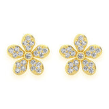 Flower Diamond Earrings