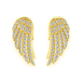 Angel Wing Diamond Earrings