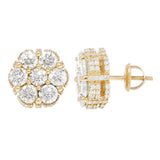 Cluster Diamond Earring