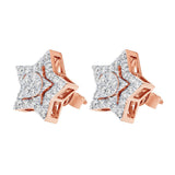 Star Round Diamond Earring