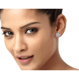 Star Round Diamond Earring