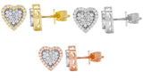 Round Diamond Heart Shape VVSEarring