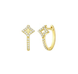 Women's VVS Diamond Hoop Earring