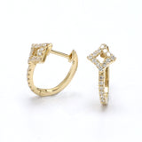 Women's VVS Diamond Hoop Earring