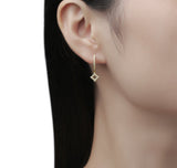 Women's Delicate VVS Hoop Earring