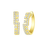 VVS Round Diamond Hoop Earring