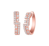 VVS Round Diamond Hoop Earring